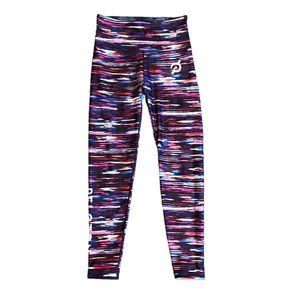 Peloton Melody High Waist 7/8 Workout Legging Purple Multi Medium